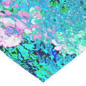 Elegant roze en blauwe grens Hydrangea Lange Tafelloper (Hoek)