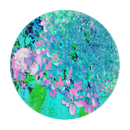 Elegant roze en blauwe grens Hydrangea Snijplank