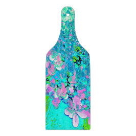 Elegant roze en blauwe grens Hydrangea Snijplank