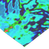 Elegant roze en blauwe grens Hydrangea Tafelkleed (Gekanteld)