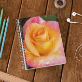 Elegant Roze en Gele Rose Floral Planner
