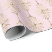 Elegant roze en goud cadeaupapier (Rol Hoek)