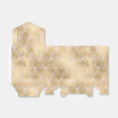 Elegant Roze en Gouden Bloemen Kant Bedankdoosjes (Uitgevouwen)