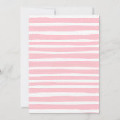 Elegant roze en gouden paren pompoenen Baby shower Kaart (Achterkant)