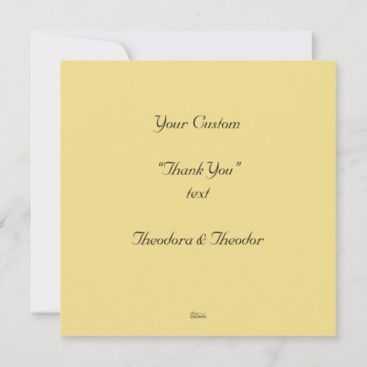 Elegant roze en gouden Waterverf Abstracte kunst Bedankkaart (Achterkant)