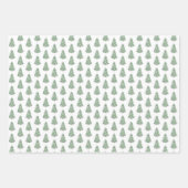 Elegant roze en groene Chinese kerstboom Inpakpapier Vel (Voorkant 2)