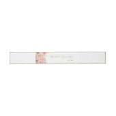 Elegant Roze en Ivoor Roos Bruiloft Uitnodigingen Wikkel (Vlak)