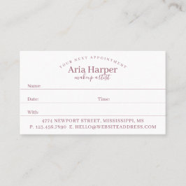 Elegant roze en Paars geode goud glitter Agate Afsprakenkaartje