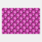 Elegant roze en Paarse diamantpatronen Inpakpapier Vel (Voorkant 2)