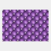 Elegant roze en Paarse diamantpatronen Inpakpapier Vel (Voorkant 3)