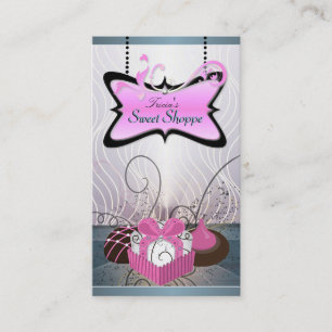 Elegant roze en Paarse koekjes voor koekjes voor k Visitekaartje