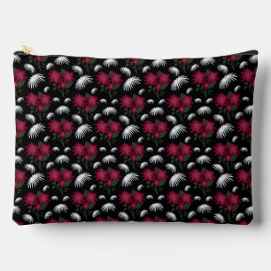 Elegant roze en wit bloemmotief etui
