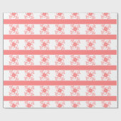 Elegant roze en wit papier voor het verpakken van (Vlak)