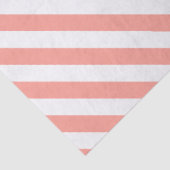 Elegant Roze en Witte Gestreepte Patroon Tissuepapier (Detail)