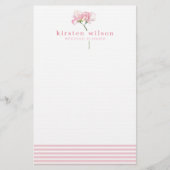 Elegant roze en zoete peren - speciaal aangepast briefpapier (Voorkant)