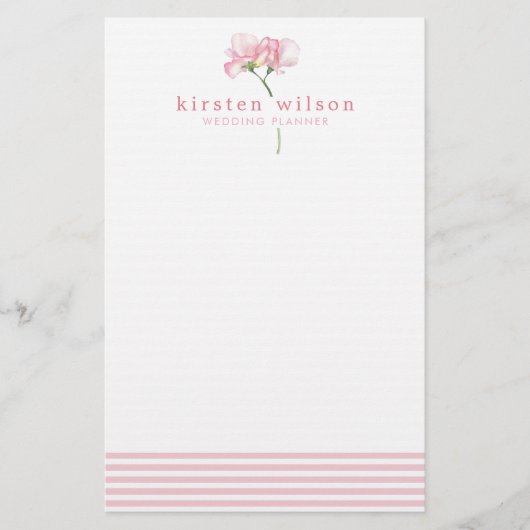 Elegant roze en zoete peren - speciaal aangepast briefpapier (Voorkant)