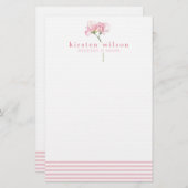 Elegant roze en zoete peren - speciaal aangepast briefpapier (Voorkant / Achterkant)