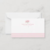 Elegant roze en zoete peren - speciaal aangepast notitiekaartje (Voorkant)