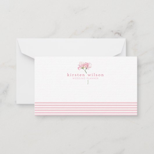 Elegant roze en zoete peren - speciaal aangepast notitiekaartje (Voorkant)