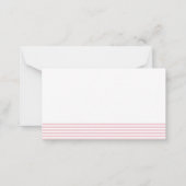 Elegant roze en zoete peren - speciaal aangepast notitiekaartje (Achterkant)