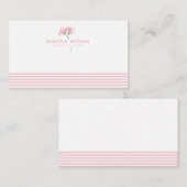 Elegant roze en zoete peren - speciaal aangepast notitiekaartje (Voorkant / Achterkant)