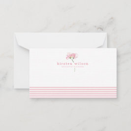 Elegant roze en zoete peren - speciaal aangepast notitiekaartje