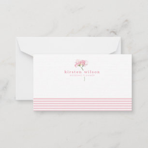 Elegant roze en zoete peren - speciaal aangepast notitiekaartje