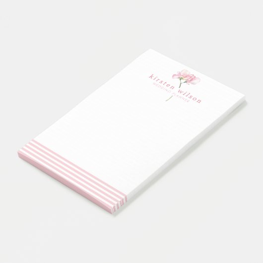 Elegant roze en zoete peren - speciaal aangepast post-it® notes (Schuin)