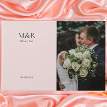 Elegant roze en zwart huwelijk