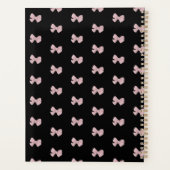 Elegant roze en zwart, speciaal gebanner planner (Achterkant)