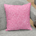 Elegant roze faux glitter & Sparkles Kussen<br><div class="desc">Afbeelding van roze faux glitter en sparkles. Verzoek om elke kleur u houdt van.</div>