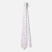 Elegant roze flamingo Exotic Pattern Stropdas (Voorkant)