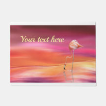 Elegant roze flamingo Surreal Pastels personaliser