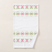 Elegant roze Floral Bad Handdoek (Handdoek)