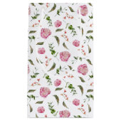 Elegant roze Floral botanisch patroon Klein Cadeauzakje (Voorkant)