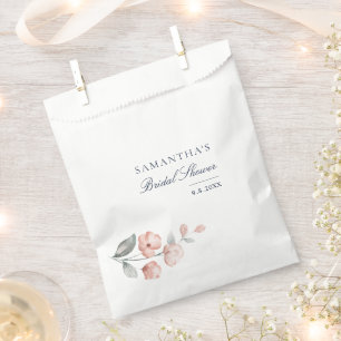 Elegant roze Floral botanisch Vrijgezellenfeest Bedankzakje