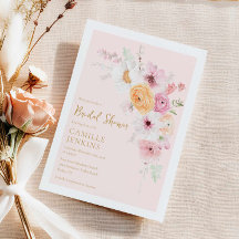Elegant Roze Floral Bridal Shower
