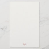 Elegant  Roze Floral Camera Fotografie Briefpapier (Achterkant)