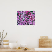 Elegant roze Floral Daisies acrylwerk | Poster (Keuken)