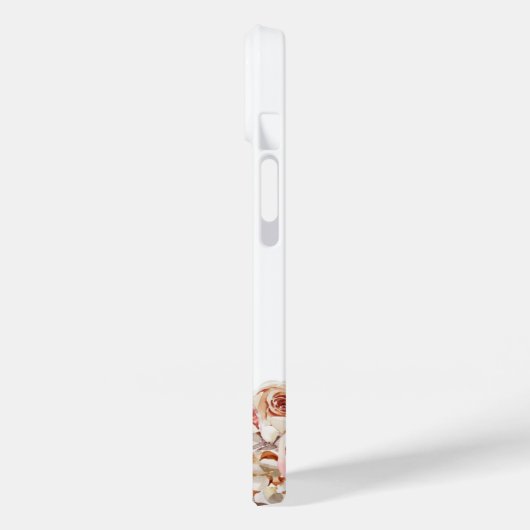 Elegant roze Floral iPhone / iPad case (Achterkant / Links)