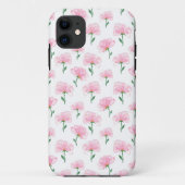 Elegant roze Floral Pattern Case-Mate iPhone Case (Achterkant)