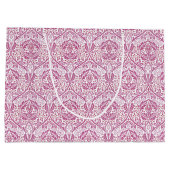 Elegant roze Floral Pattern Groot Cadeauzakje (Achterkant)