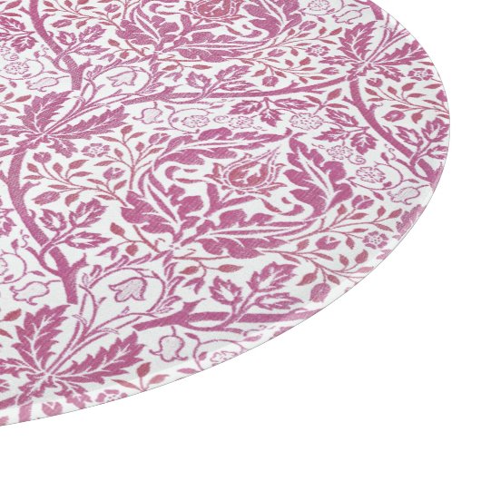 Elegant roze Floral Pattern Snijplank (Hoek)