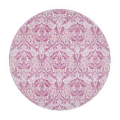 Elegant roze Floral Pattern Snijplank (Voorkant)