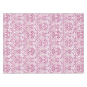 Elegant roze Floral Pattern Tafelkleed (Voorkant (Horizontaal))