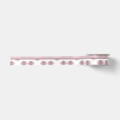 Elegant Roze Floral Ribbon Satijnen Lint (Voorkant)