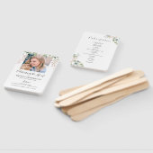 Elegant roze Floral | Vastleggingen voor het begra Handwaaier (Niet-gemonteerd)