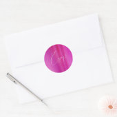 Elegant roze geniet van Sticker (Envelop)