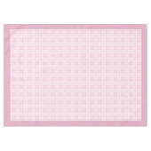 Elegant roze geruit tafelkleed met zachte tonen (Voorkant (Horizontaal))