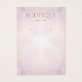 Elegant roze gloed verouderende Kaart (Voorkant)